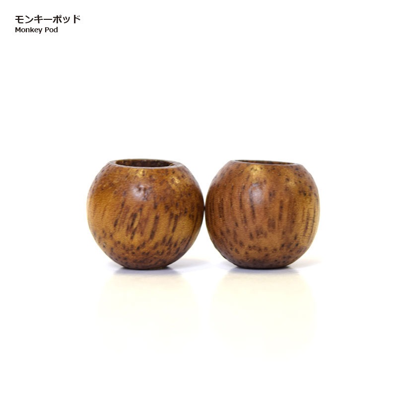 【大特価】木玉（二段穴タイプ） 2ケセット 小（JTWT-16）