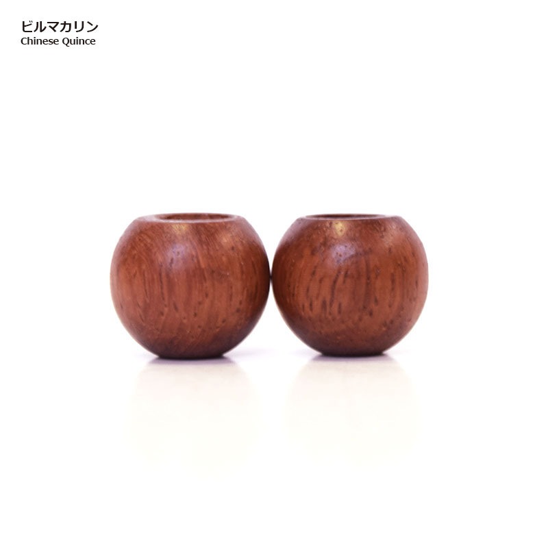 【大特価】木玉（二段穴タイプ） 2ケセット 小（JTWT-16）