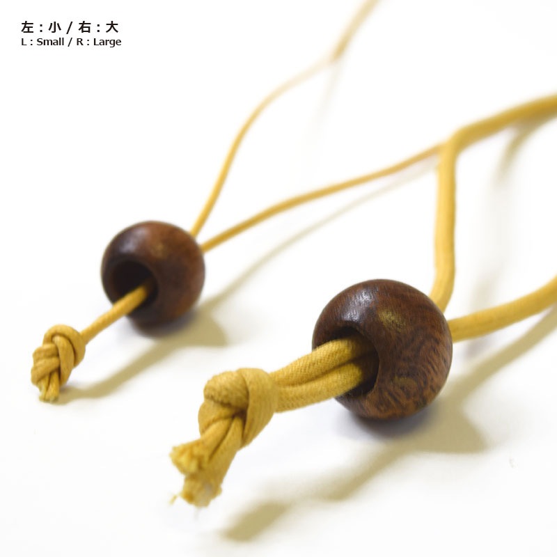 【大特価】木玉（二段穴タイプ） 2ケセット 小（JTWT-16）