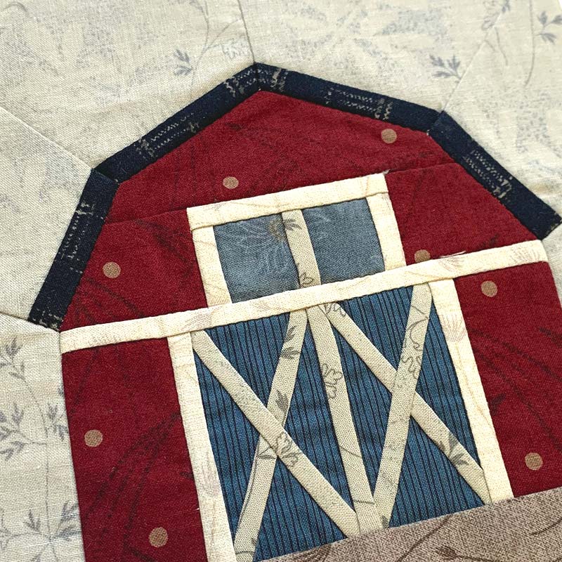 【送料無料】ギャンブレル屋根の納屋(パターン)(作り方なし)2023年5月号すてきにハンドメイド掲載