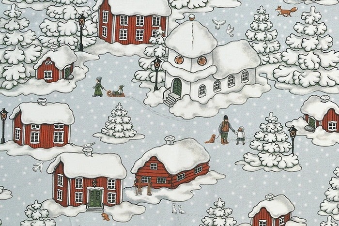 ARVIDSSONS TEXTIL Timmerbynスウェーデンの小さな村 10cm