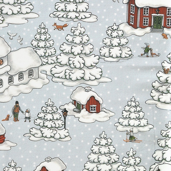 ARVIDSSONS TEXTIL Timmerbynスウェーデンの小さな村 10cm