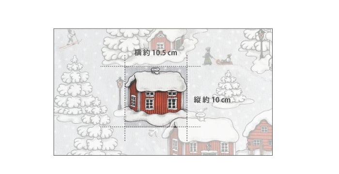 ARVIDSSONS TEXTIL Timmerbynスウェーデンの小さな村 10cm