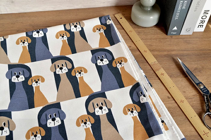 【ハーフ＆ハーフ】ARVIDSSONS TEXTIL　Buster ブスター　 約75cm×50cm