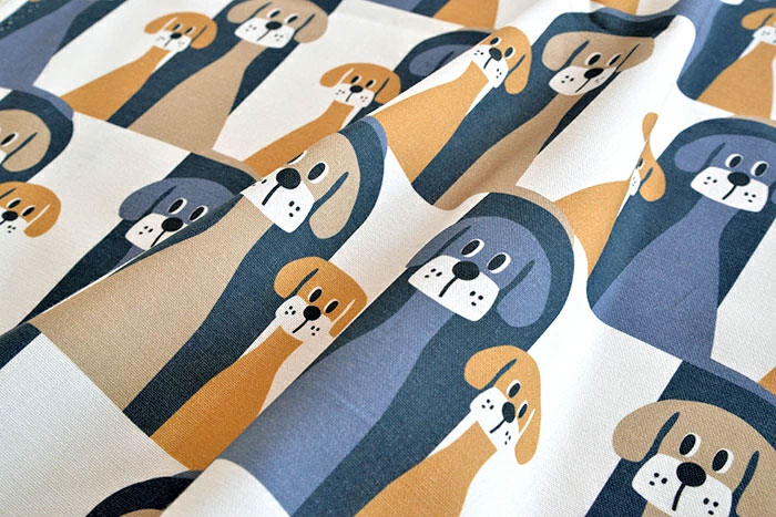 【ハーフ＆ハーフ】ARVIDSSONS TEXTIL　Buster ブスター　 約75cm×50cm