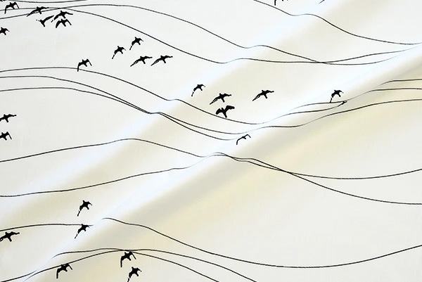 【ハーフ＆ハーフ】ARVIDSSONS TEXTIL　フリットフォーゲル　  約75cm×50cm