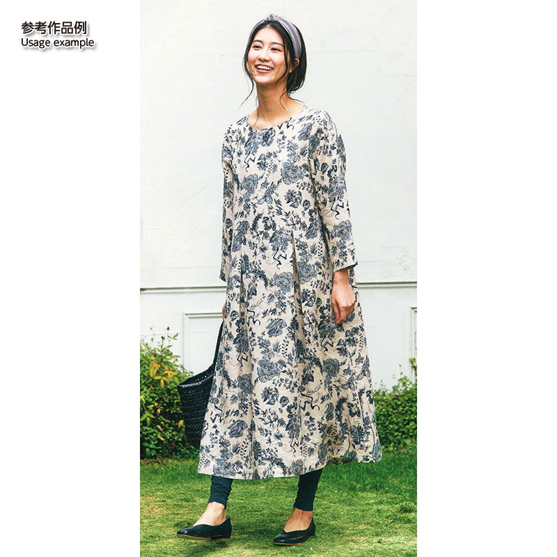 web20250908-01 広幅綿麻エンジェルソフト　Love　Green 10cm