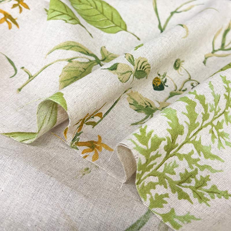 web20250908-01 広幅綿麻エンジェルソフト　Love　Green 10cm