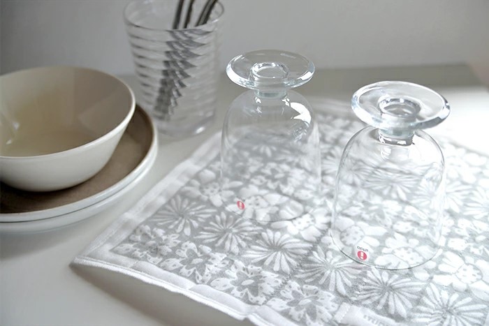 STUDIO HILLA　北欧柄 かや生地ふきん　