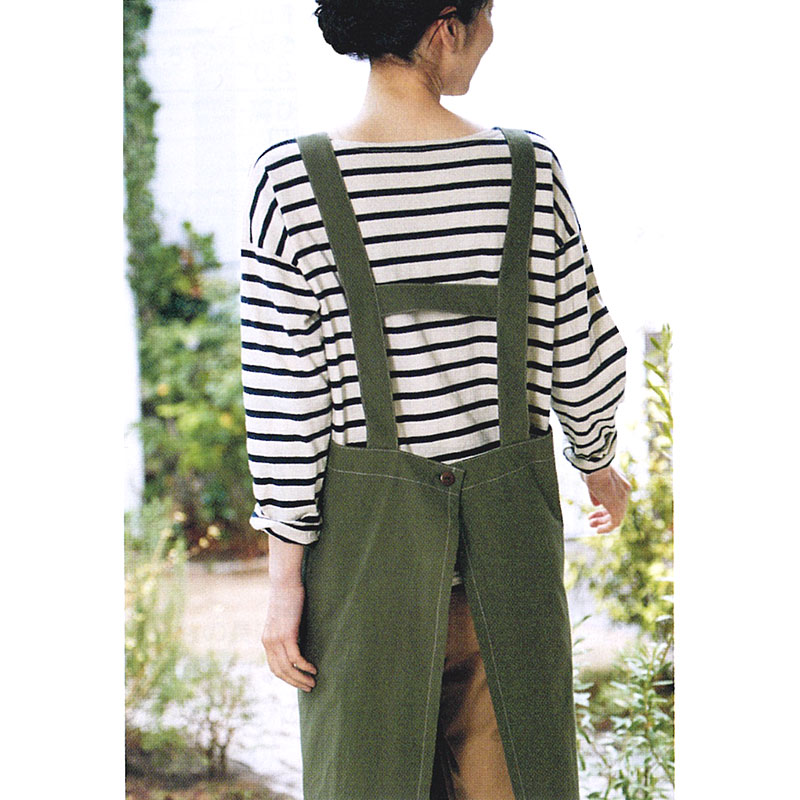 ワークエプロン（作り方なし）すてきにハンドメイド2024年5月号掲載