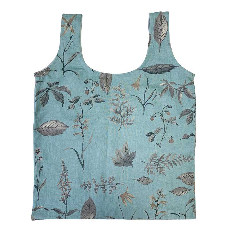 リネンの1枚布バッグ