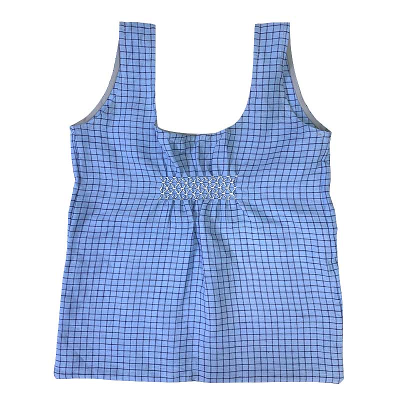 リネンの1枚布バッグ