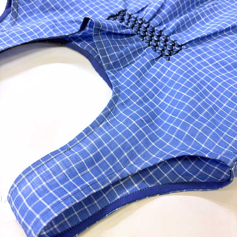 リネンの1枚布バッグ