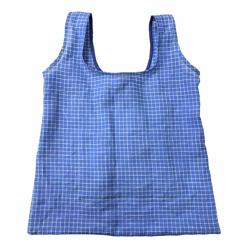 リネンの1枚布バッグ