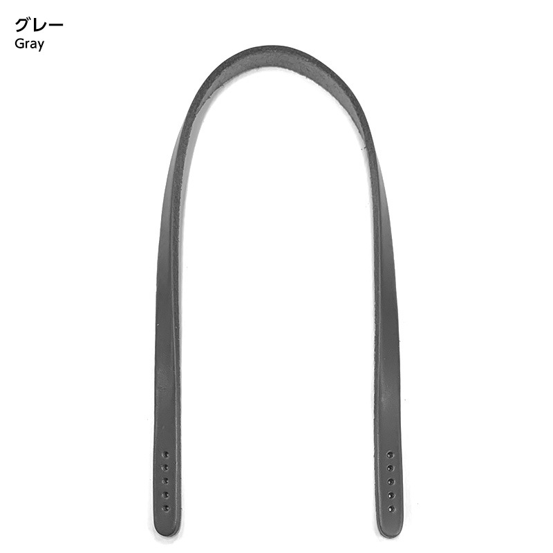 本革持ち手2本手 / 40cm　1cm幅（JTM-K14）