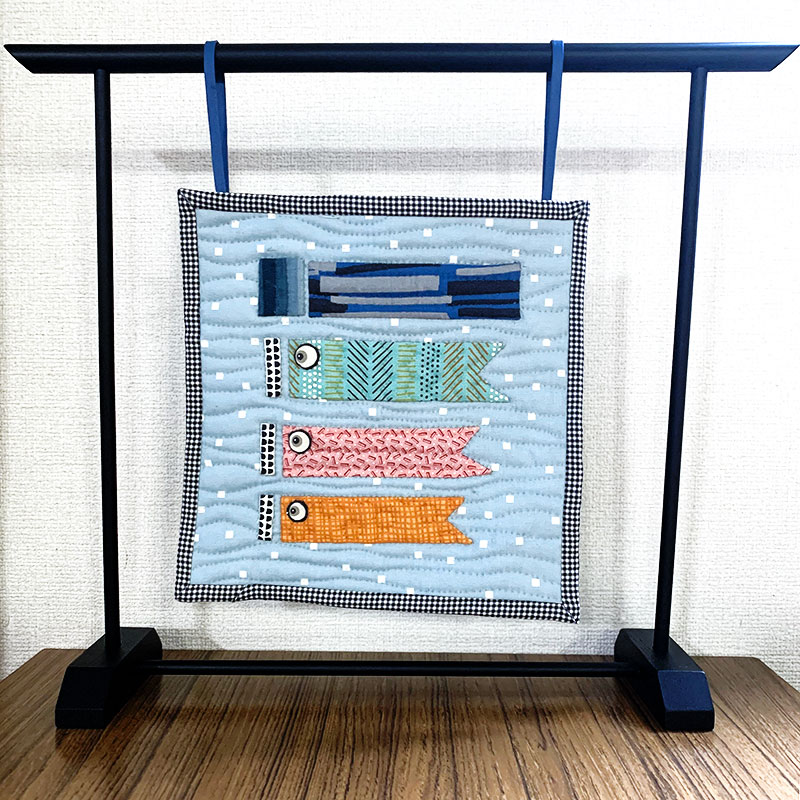 世界にたった一つのパッチワークこいのぼり（５点セット） Amazon | 世界にたった一つのパッチワークこいのぼり（5点