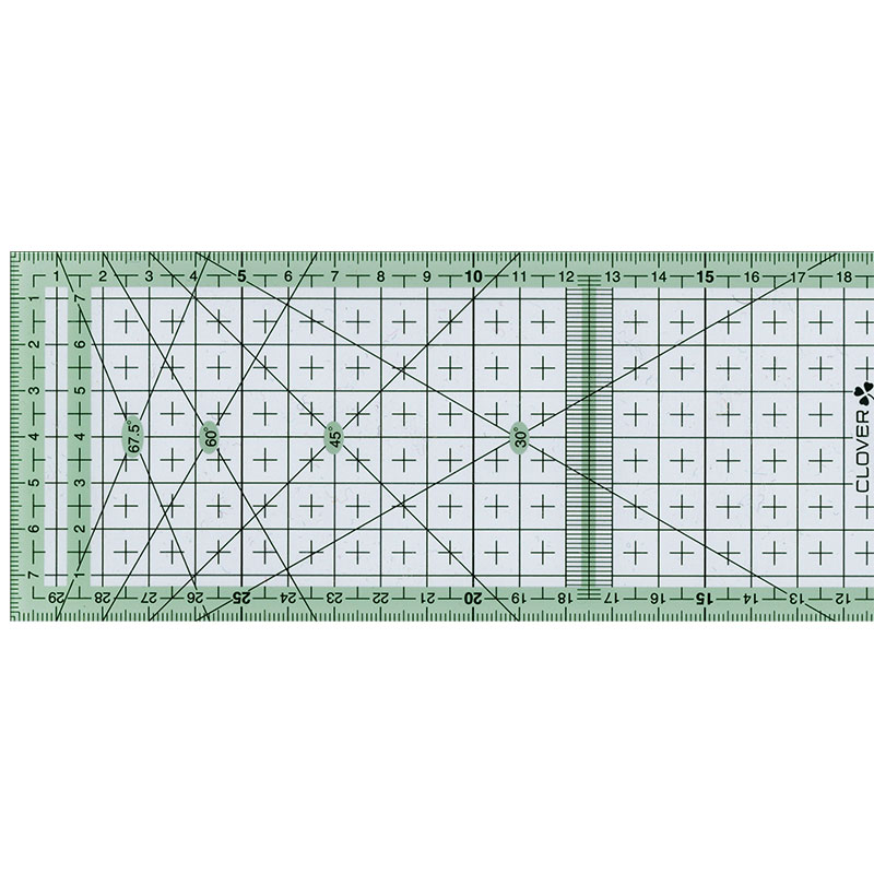 ストリップ定規カラーライン30cm