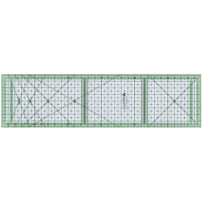 ストリップ定規カラーライン30cm