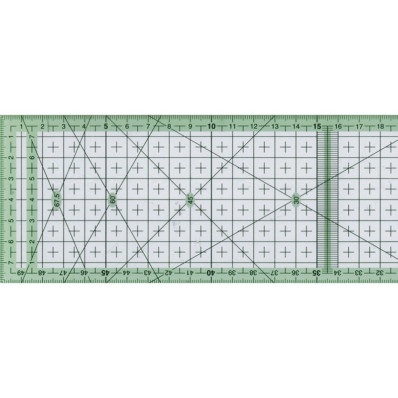 ストリップ定規カラーライン50cm
