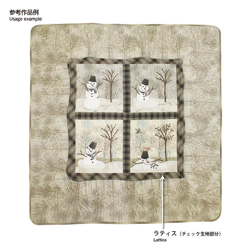 雪だるまのタペストリー おすすめ刺しゅう糸5色セット