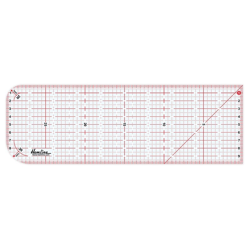 スケルトン　アイロン定規