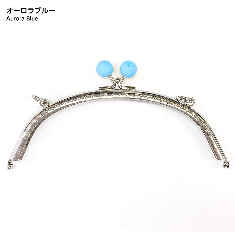 【特価】玉付口金（作り方つき）15.5×6cm