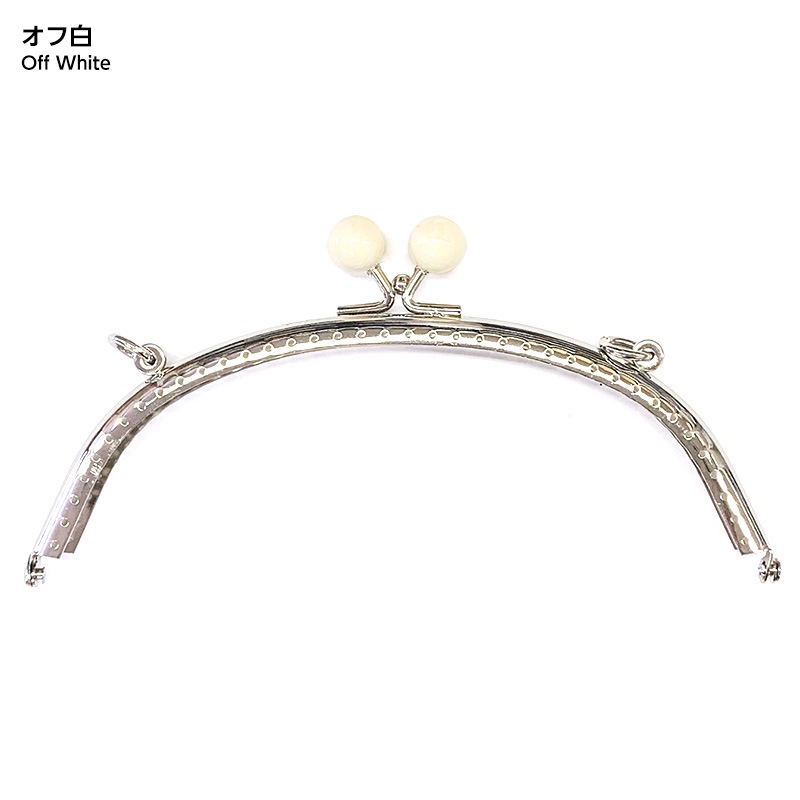 【特価】玉付口金（作り方つき）15.5×6cm