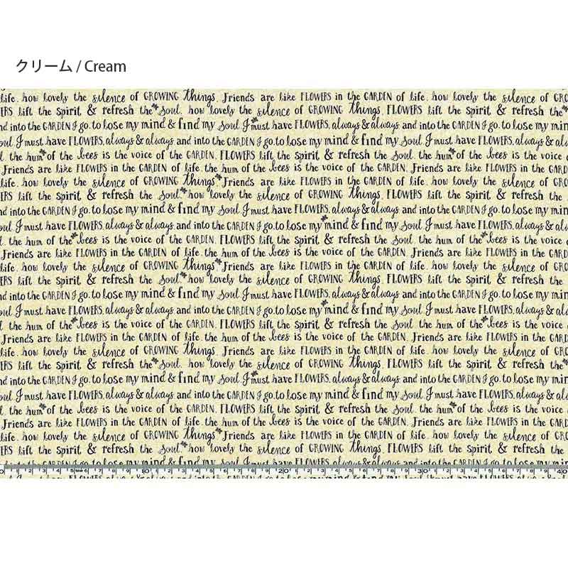 web20241220-03 USAコットン moda Bloom & Grow　フレーズ　ミニカット