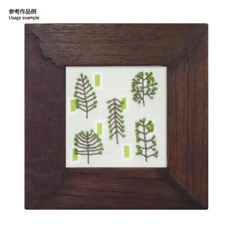 【50%OFF】6.5cm足つき木工フレーム用キット（2ヶセット） ツリーとリーフ