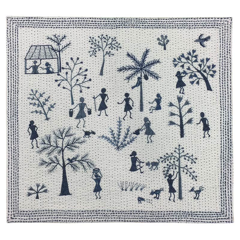 ワルリー族のミニキルト