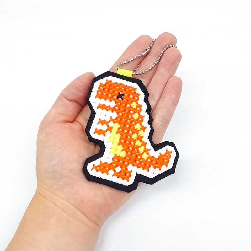 Anchor アンカー 恐竜チャームキット 刺しゅうキット