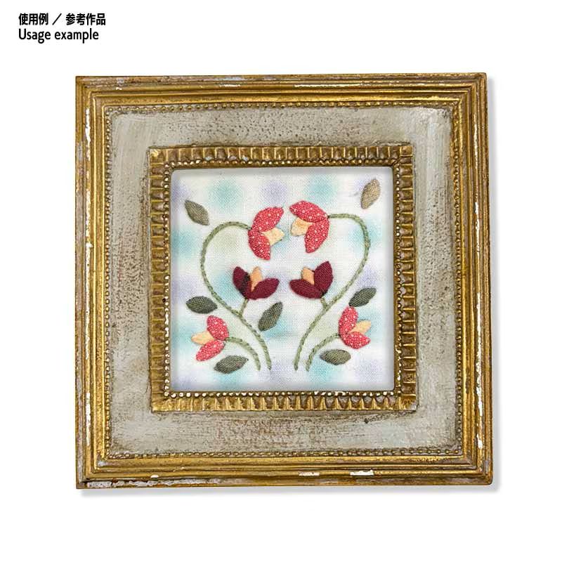 【50%OFF】6.5cm足つき木工フレーム用キット（2ヶセット）*