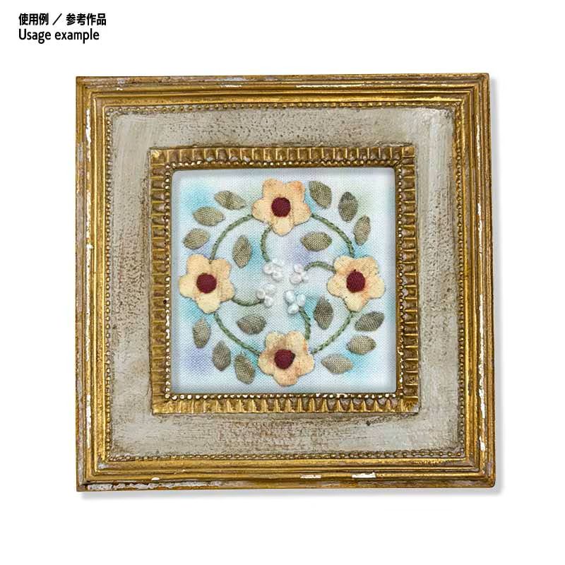 【50%OFF】6.5cm足つき木工フレーム用キット（2ヶセット）*