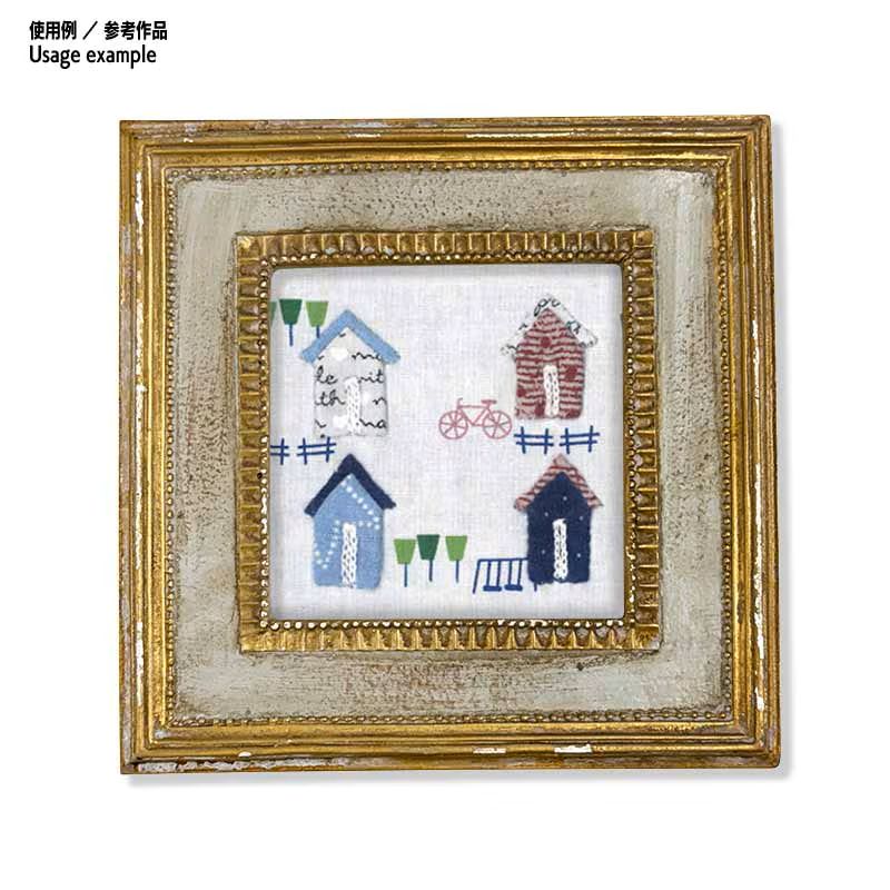 【50%OFF】6.5cm足つき木工フレーム用キット（2ヶセット）*