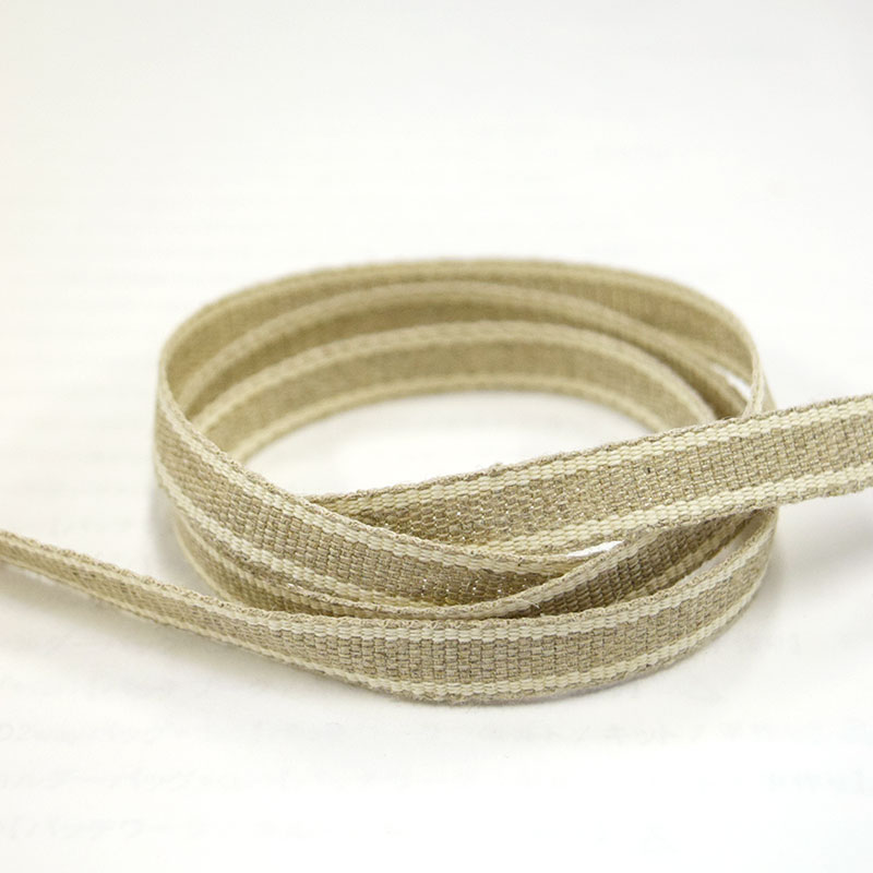 麻テープ（ライン柄）10mm巾（BEL-1467）