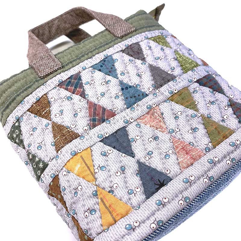 【50%OFF】ミニバッグ1（作り方なし）斉藤謠子　語りかけるキルトの小もの掲載