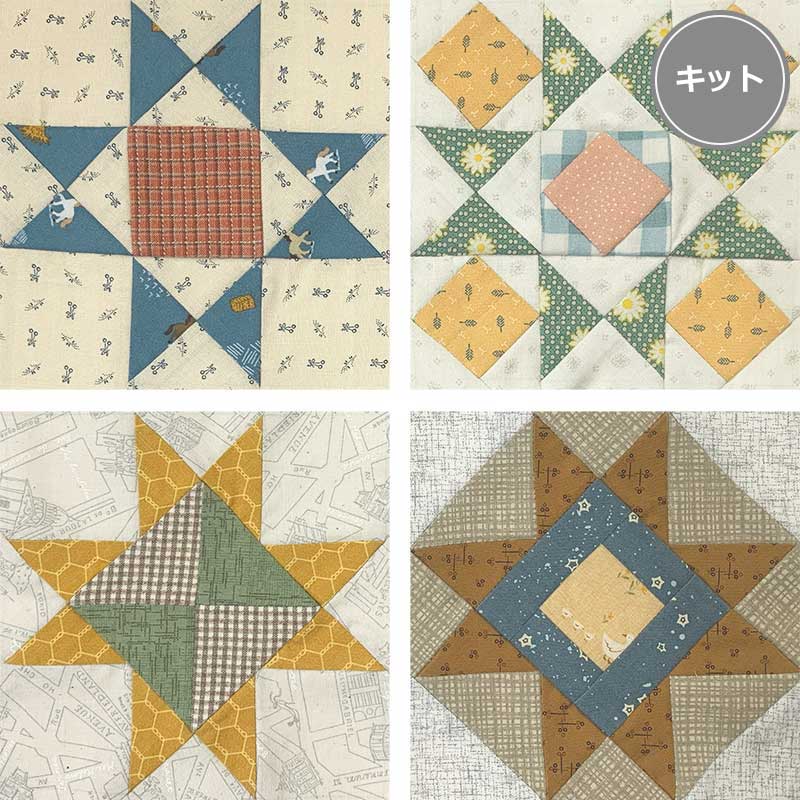 スターのサンプラーキルト 1