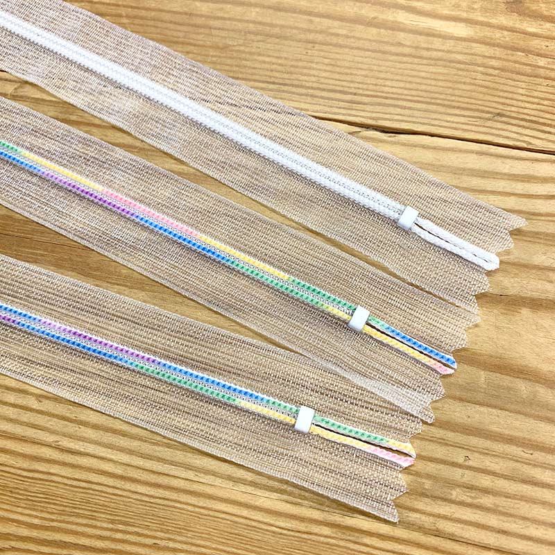 スケルトンファスナー　20cm　