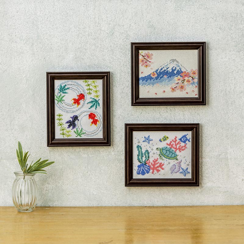 クロスステッチキット きらめく日本の季節