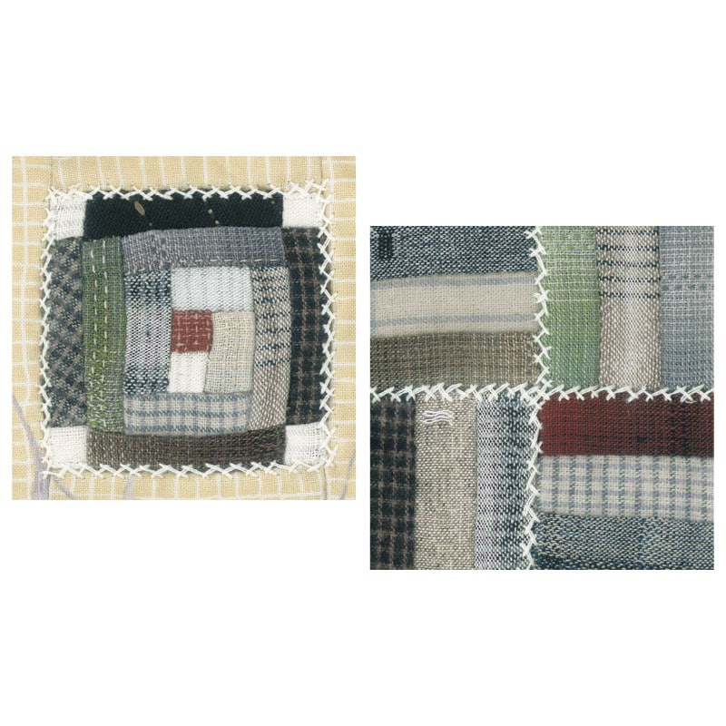 50%OFF】6.5cm足つき木工フレーム用キット（2ヶセット） ログ