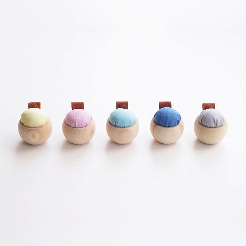 ヒノキのピンクッション 播州織