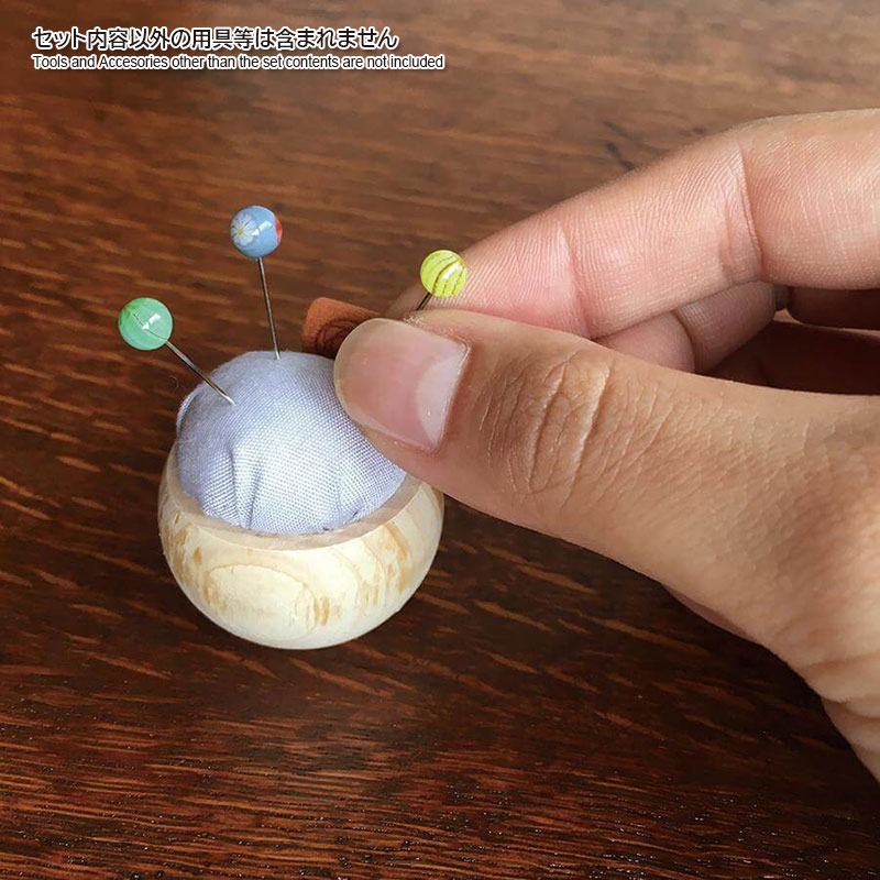 ヒノキのピンクッション 播州織