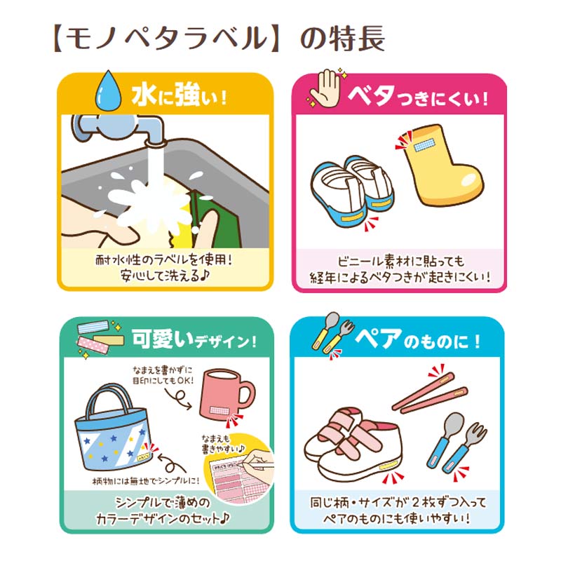 【20％OFF】【水に強い】モノペタラベル