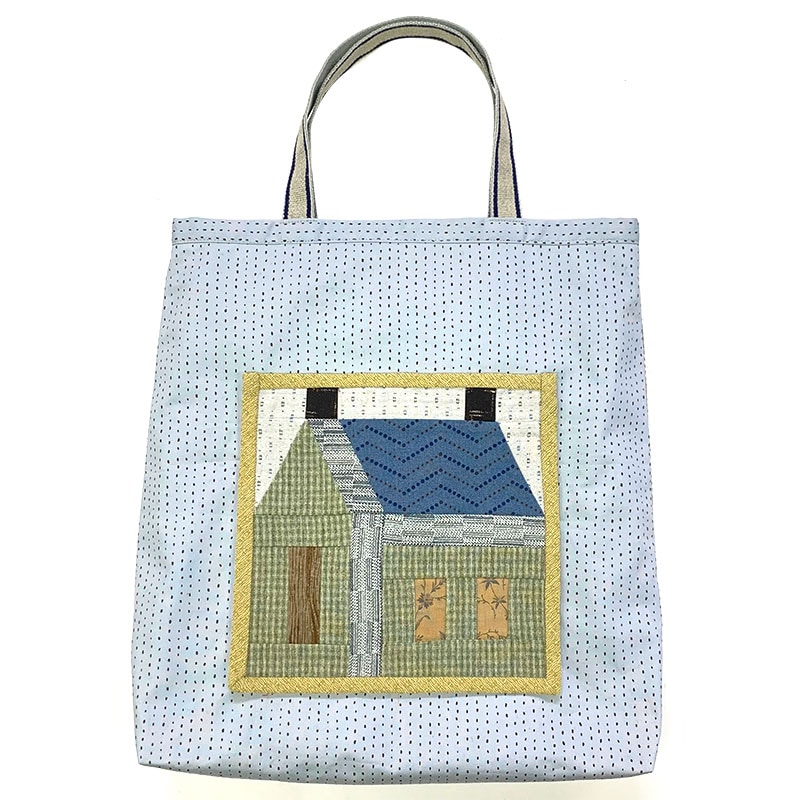 【50%OFF】スクールハウスのバッグ(作り方なし)斉藤謠子のトラディショナル・パターン掲載