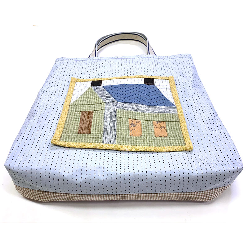 【50%OFF】スクールハウスのバッグ(作り方なし)斉藤謠子のトラディショナル・パターン掲載