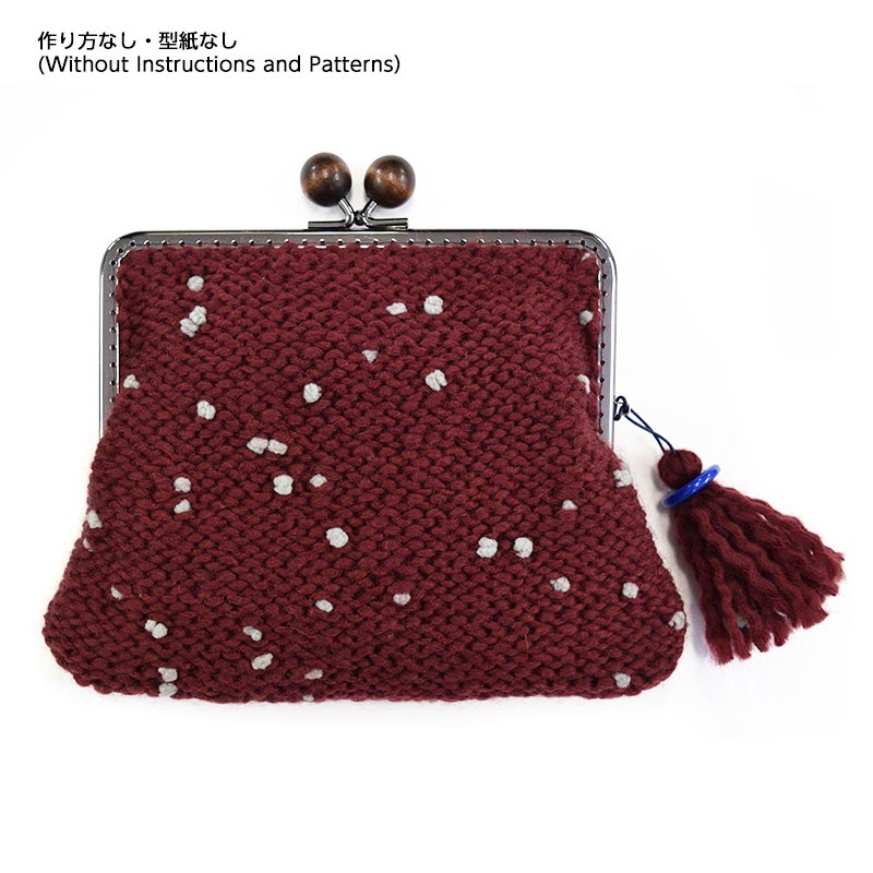 ニットのがま口ポーチ 作り方なし すてきにハンドメイド18年12月号掲載 本の材料セット 作り方なし すてきにハンドメイド Nhk キルトパーティ