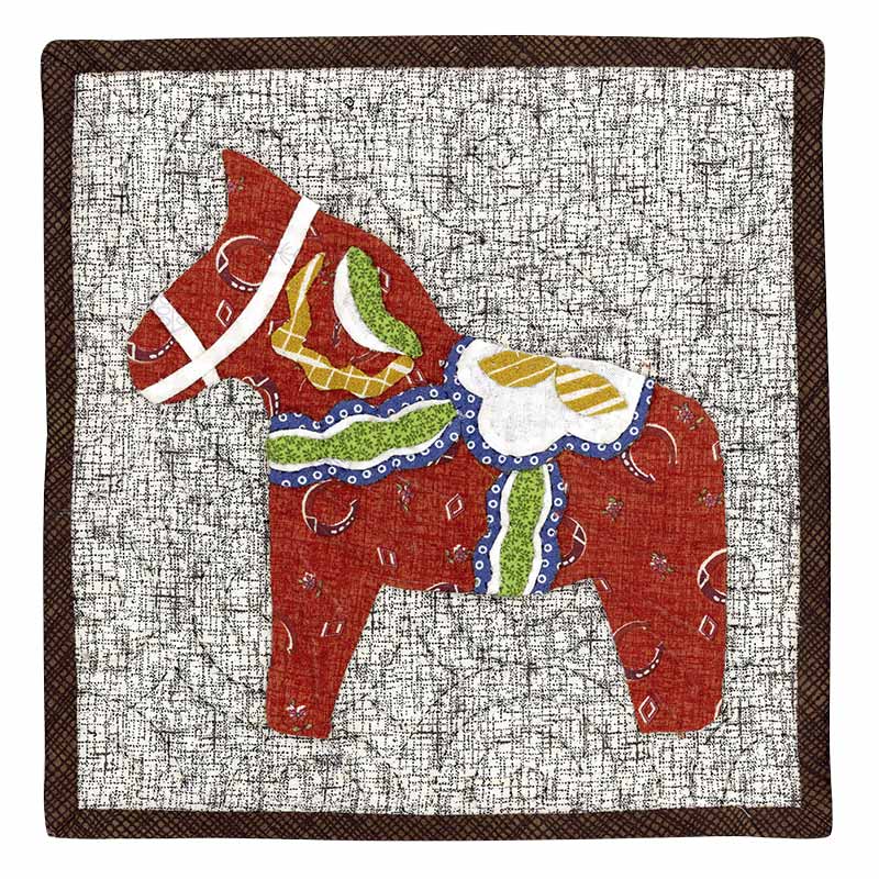 ダーラナホースのミニタペストリー