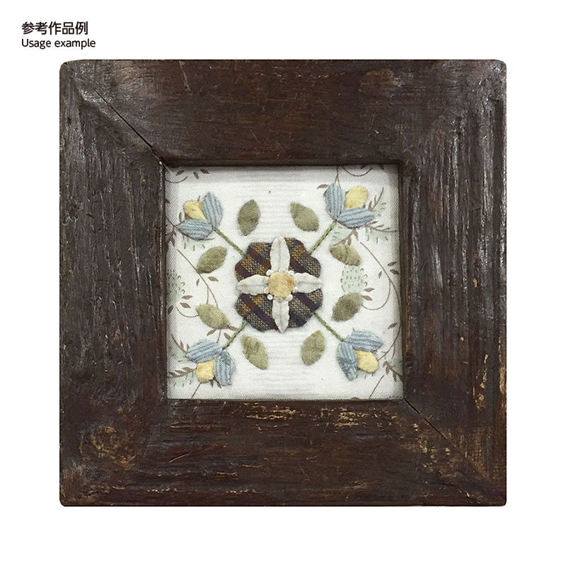 6.5cm足つき木工フレーム（JTFA-6.5S 内径6.5cm ガラスなし）