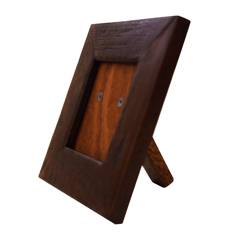 6.5cm足つき木工フレーム（JTFA-6.5S 内径6.5cm ガラスなし）