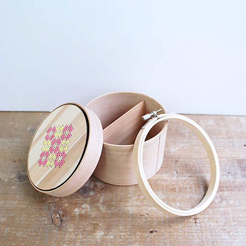 曲げわっぱの道具箱